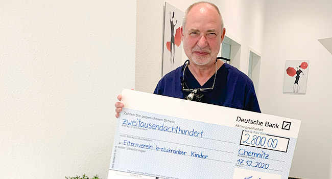Spende für den Elternverein krebskranker Kinder e.V. Chemnitz